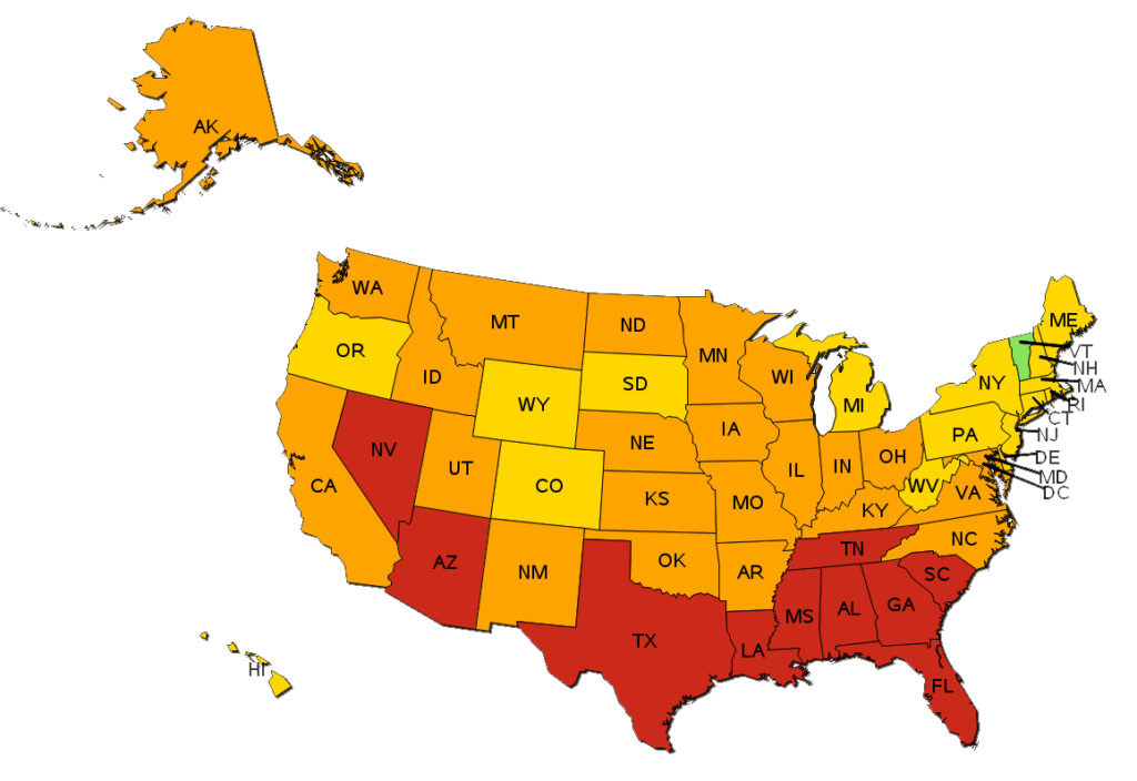 REAC COVID Map